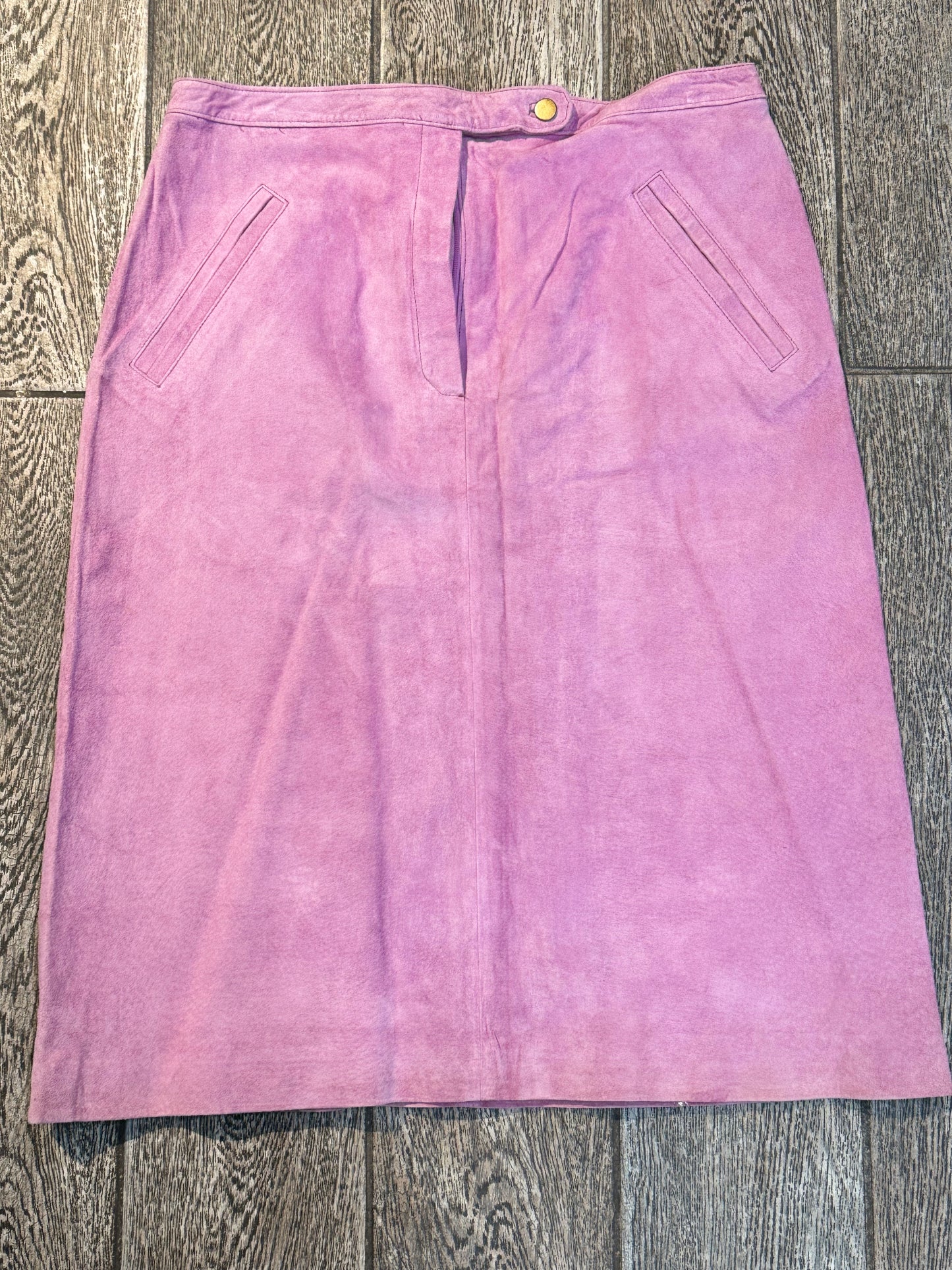 Vintage Suede Skirt