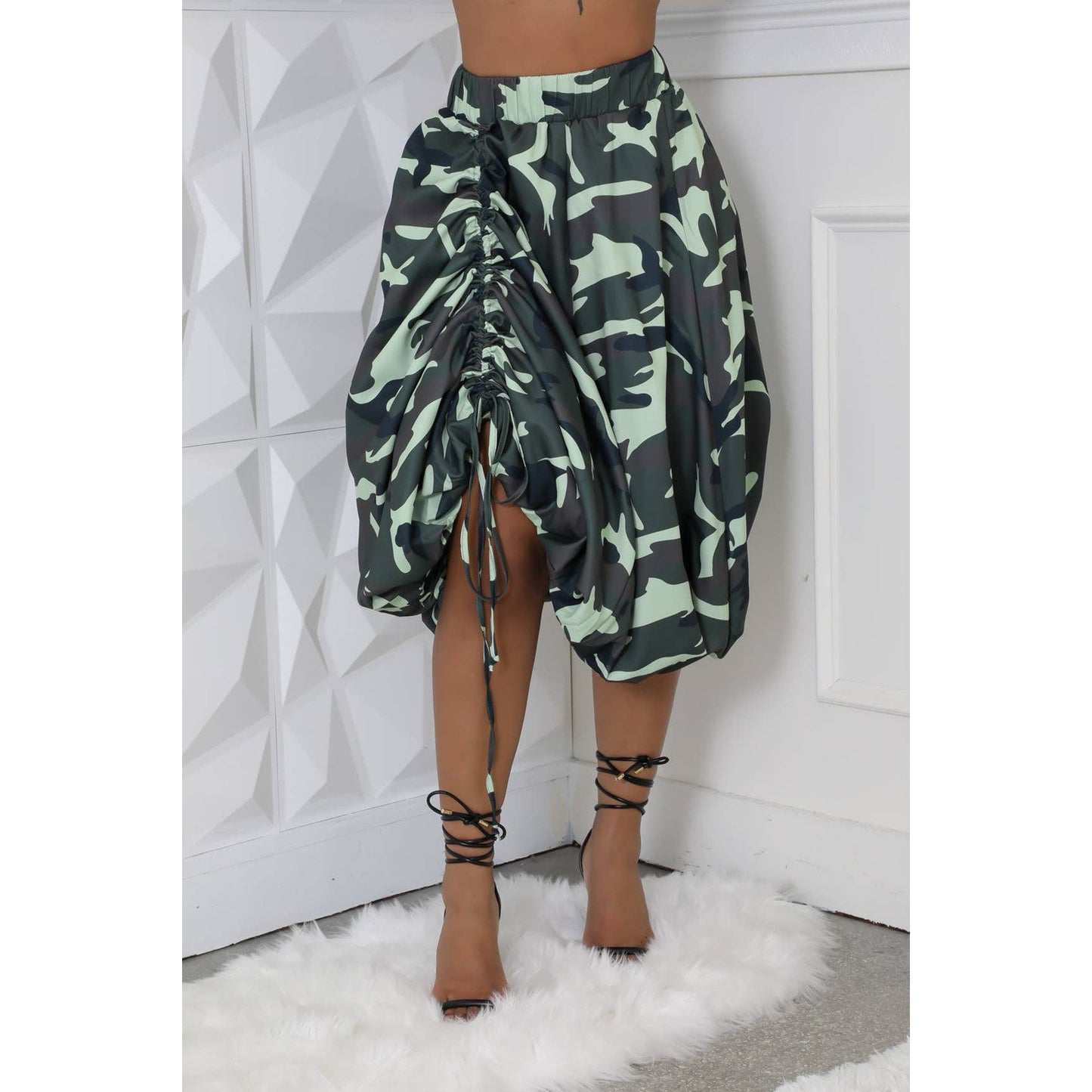 Camouflage Bubble Skirt