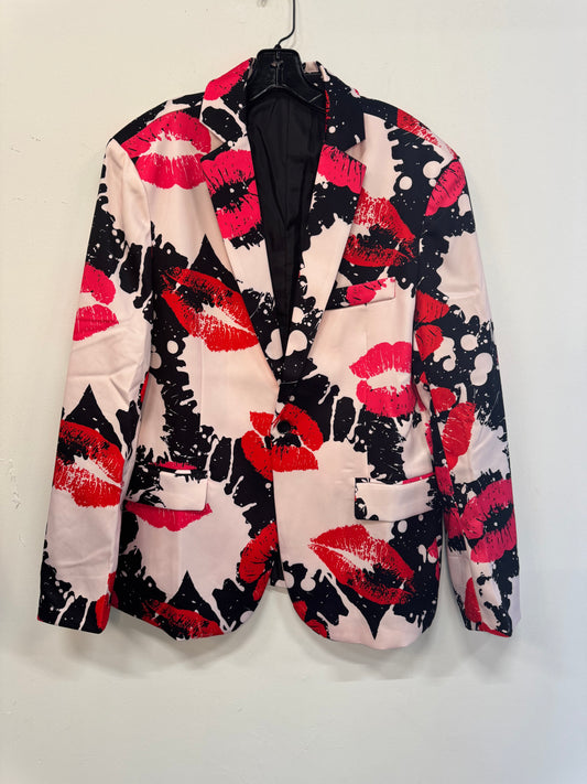 Lipstick Print Blazer