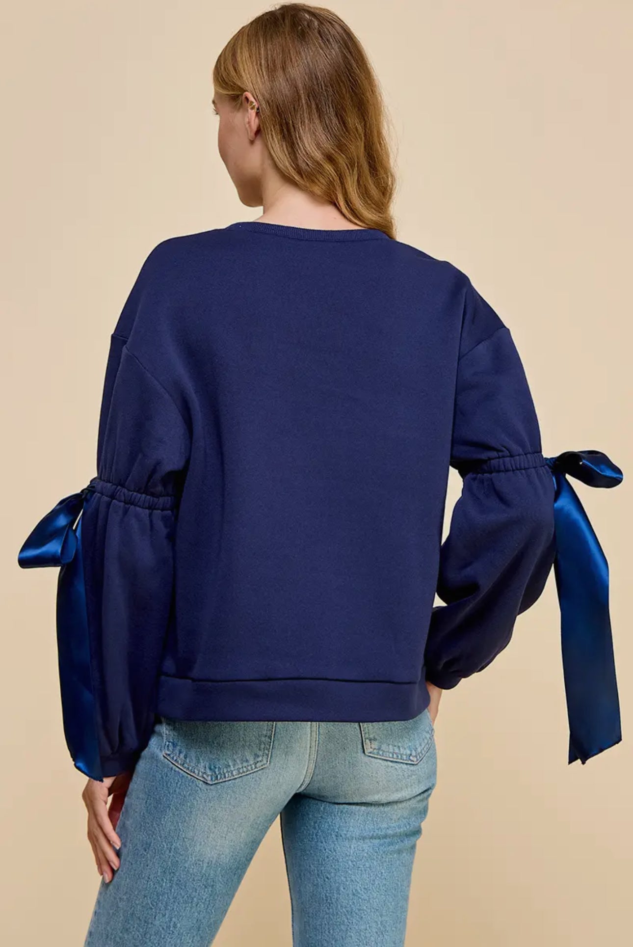 Bow Detail Sweatshirt