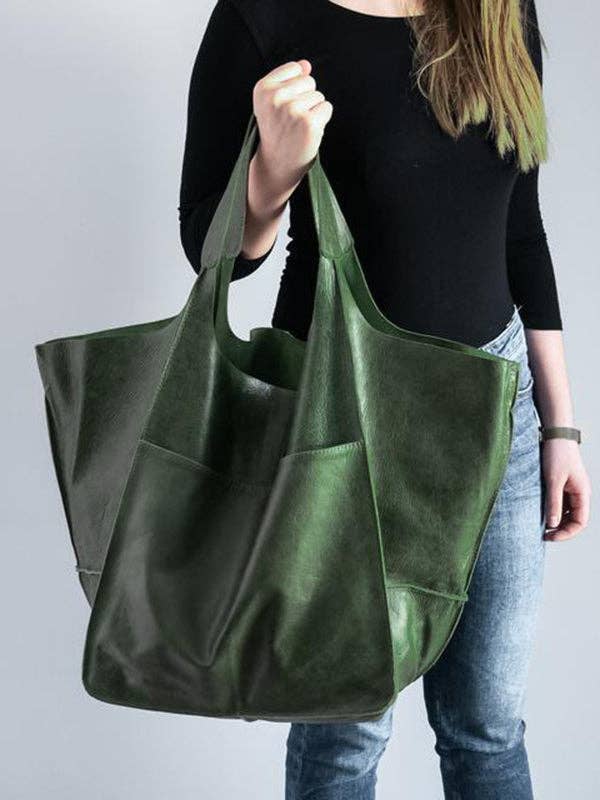 Split-Joint Tote Bags Handbags